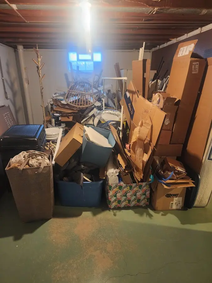 Roll-off dumpster container at job site for Concrete Dumpster Rental in North Auburn